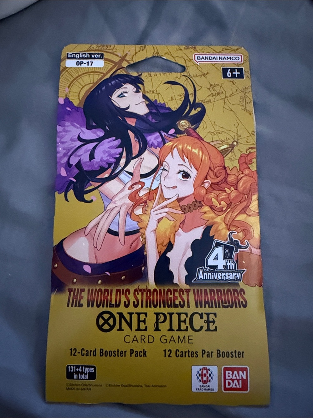 One Piece Card Game OP-17 Booster Pack – 4th Anniversary